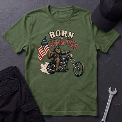 Born To Roam Free   T-Shirt