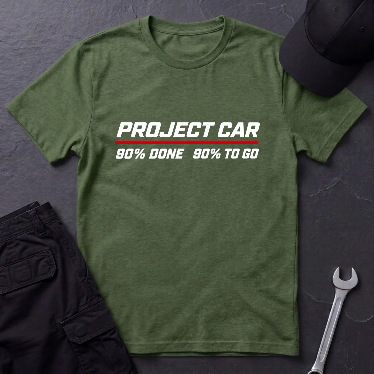 90% Done 90% To Go  T-Shirt