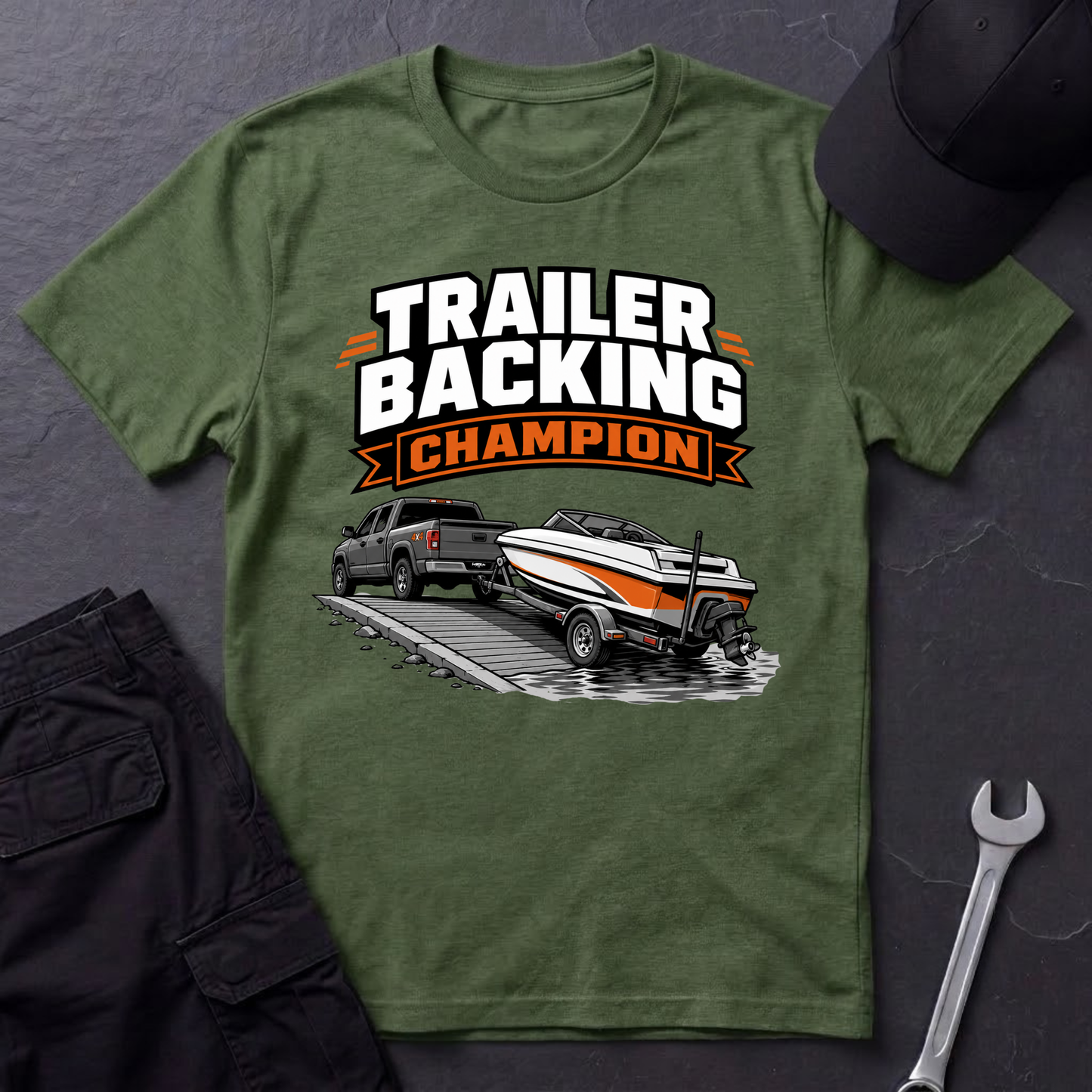 Trailer Backing Champion  T-Shirt