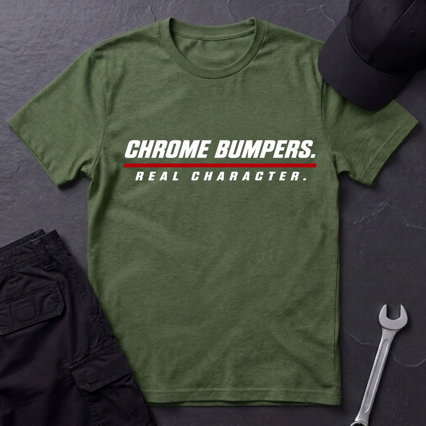 Chrome Bumpers.   T-Shirt