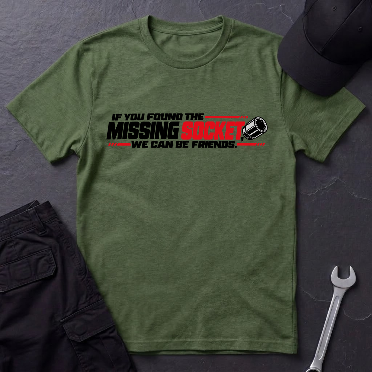 Missing Socket   T-Shirt