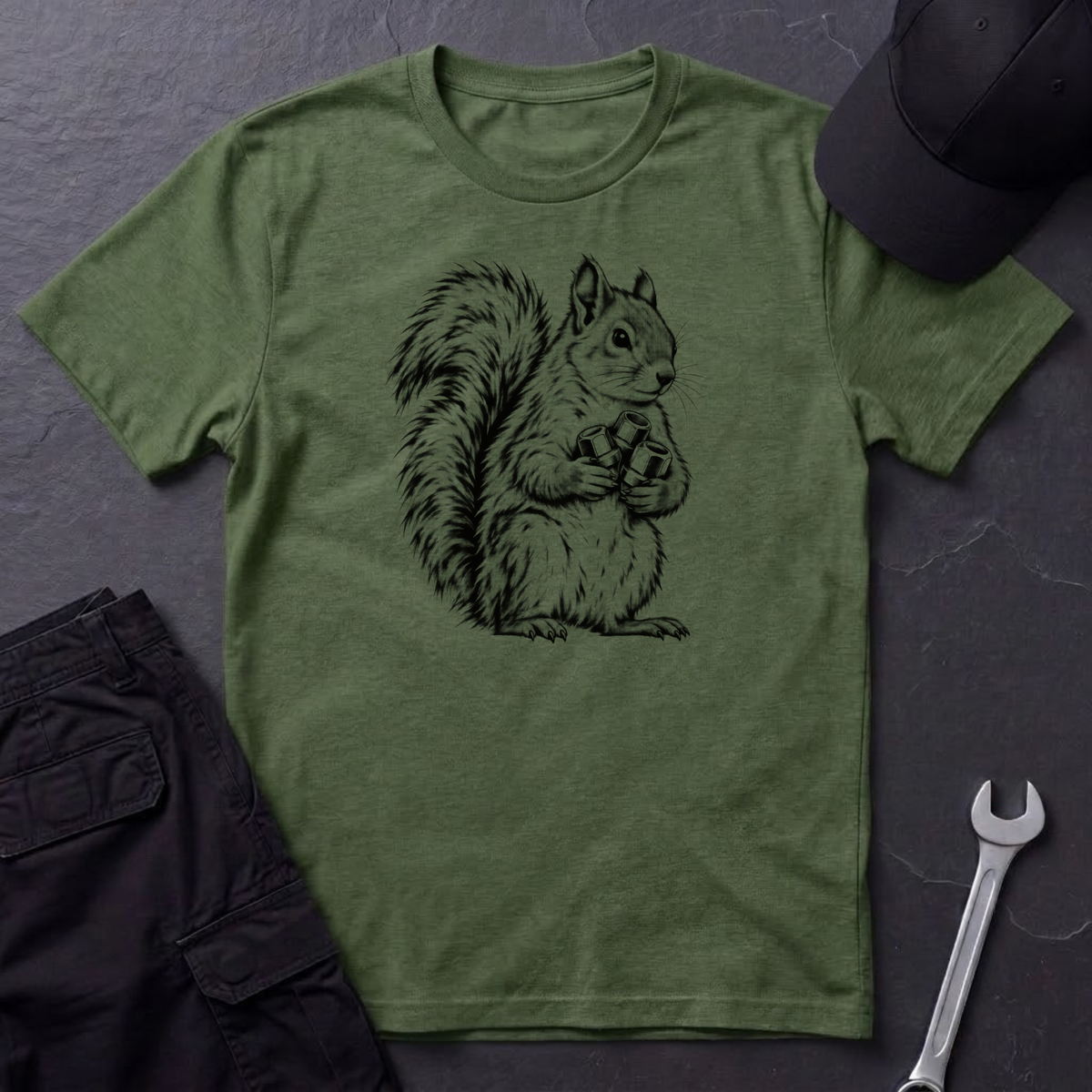 Gathering Nuts  T-Shirt