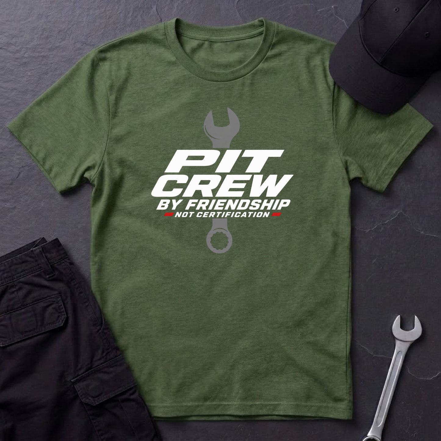 Pit Crew By Friendship  T-Shirt