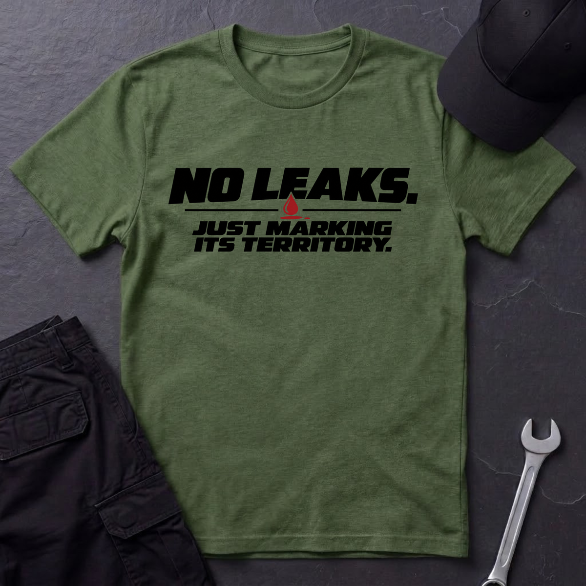 No Leaks.  T-Shirt