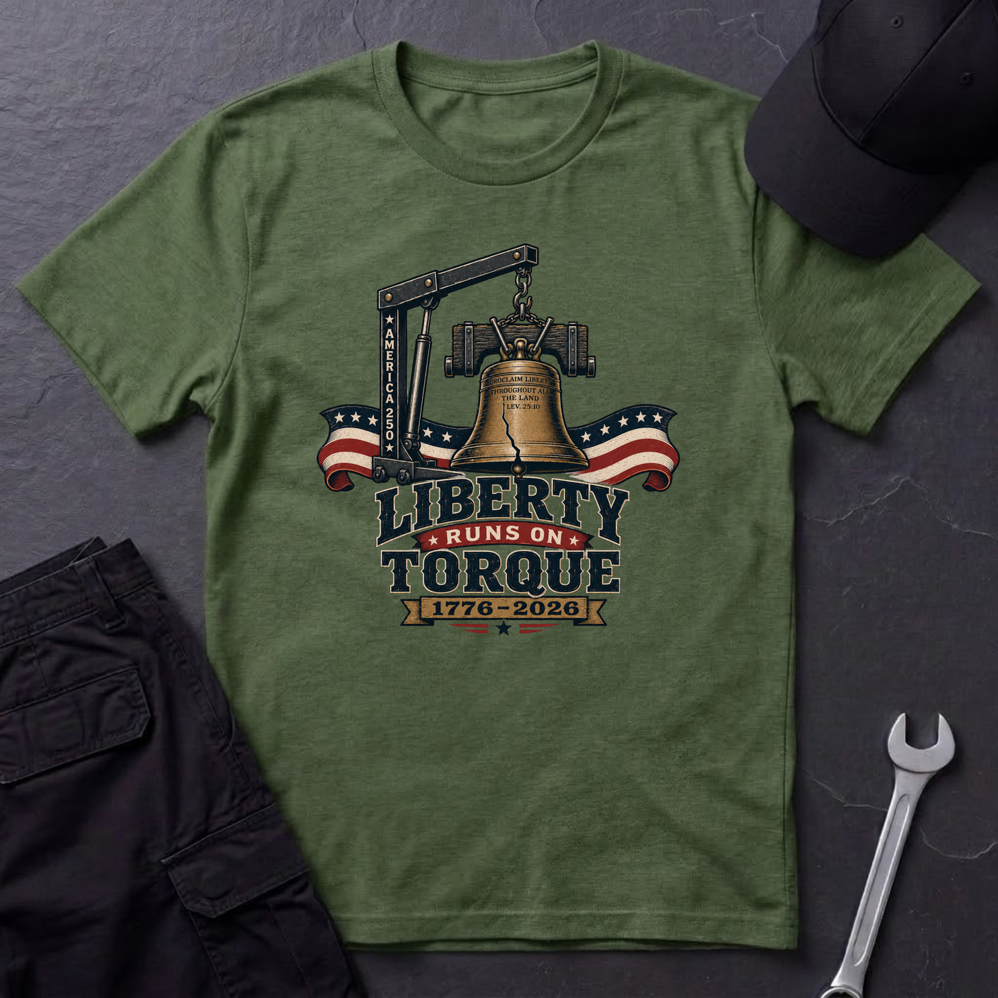 Liberty Runs On Torque   T-Shirt