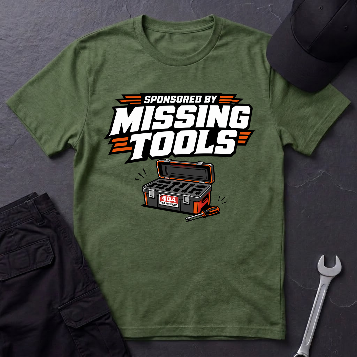 Sponsored By Missing Tools  T-Shirt