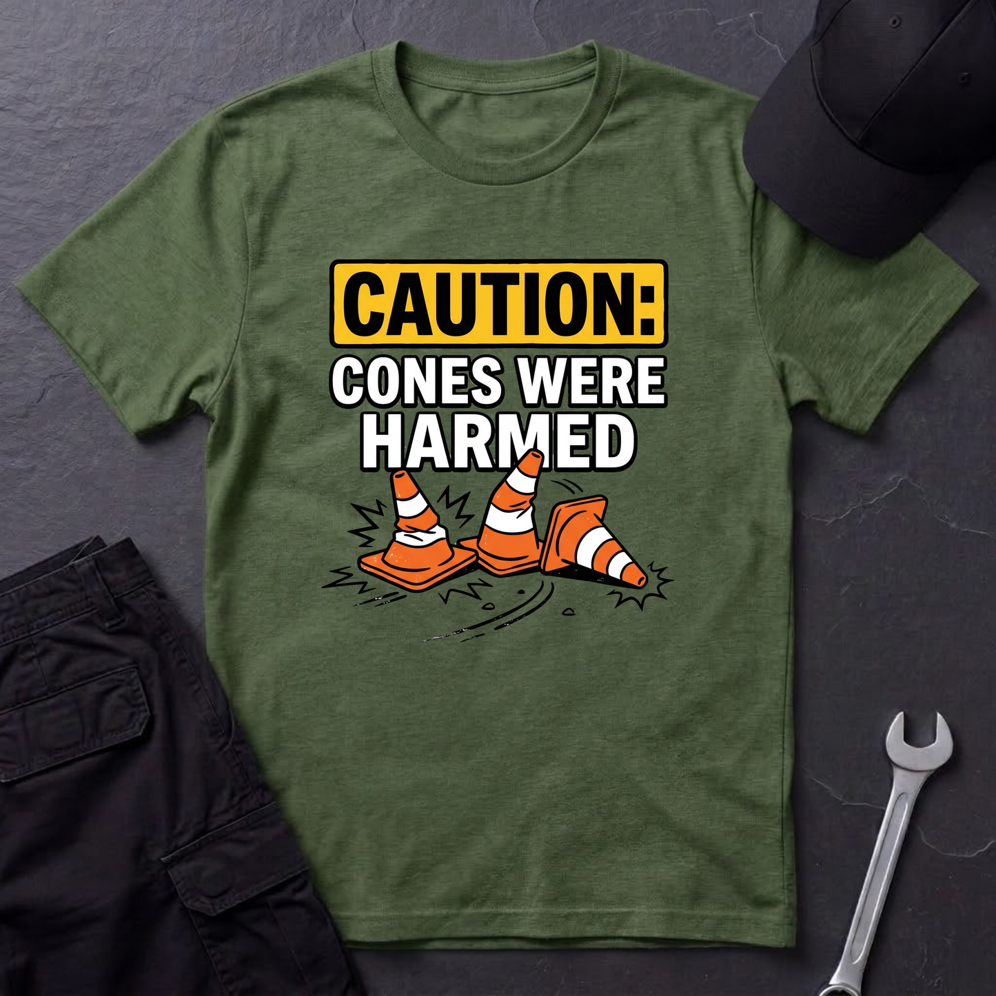 Autocross Cones Harmed  T-Shirt