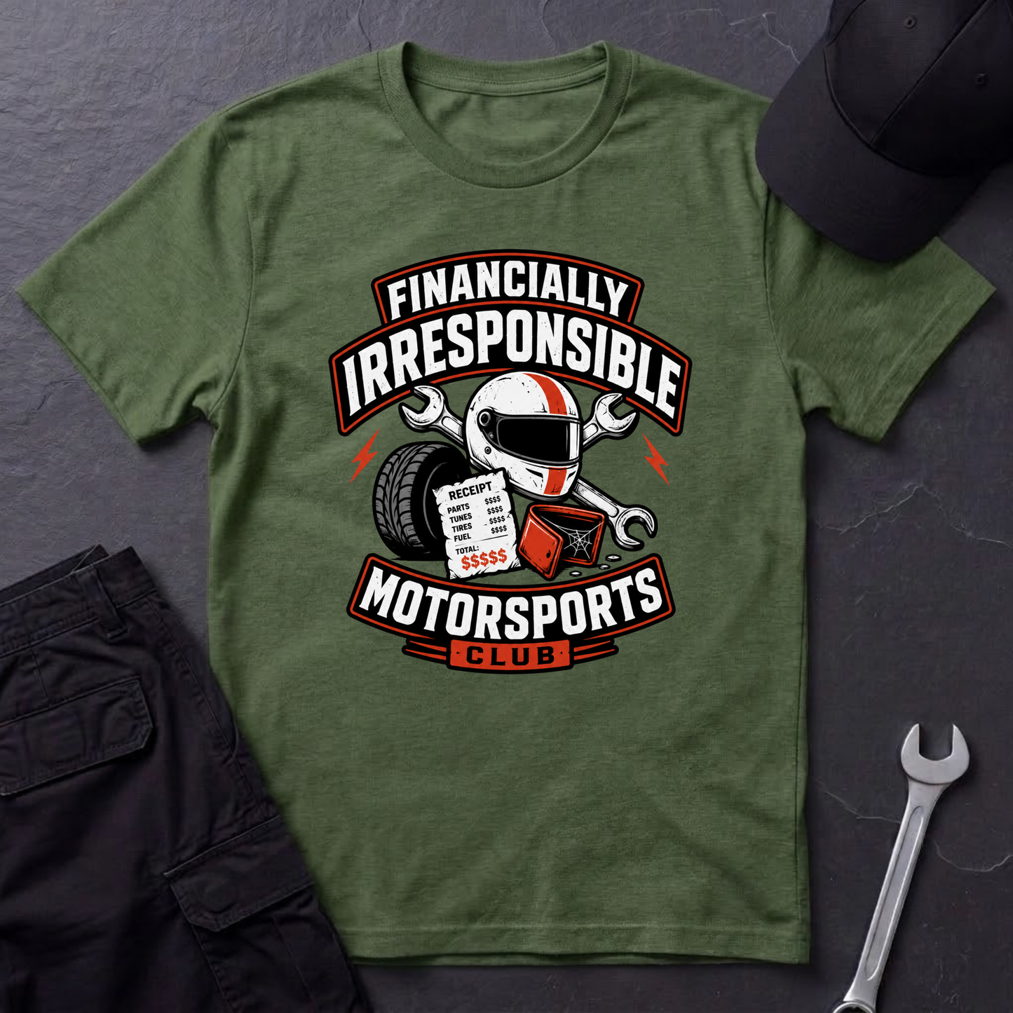 Financially Irresponsible Motorsports  T-Shirt