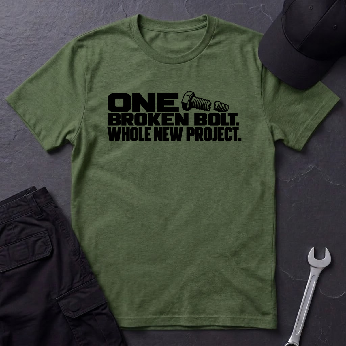 One Broken Bolt  T-Shirt