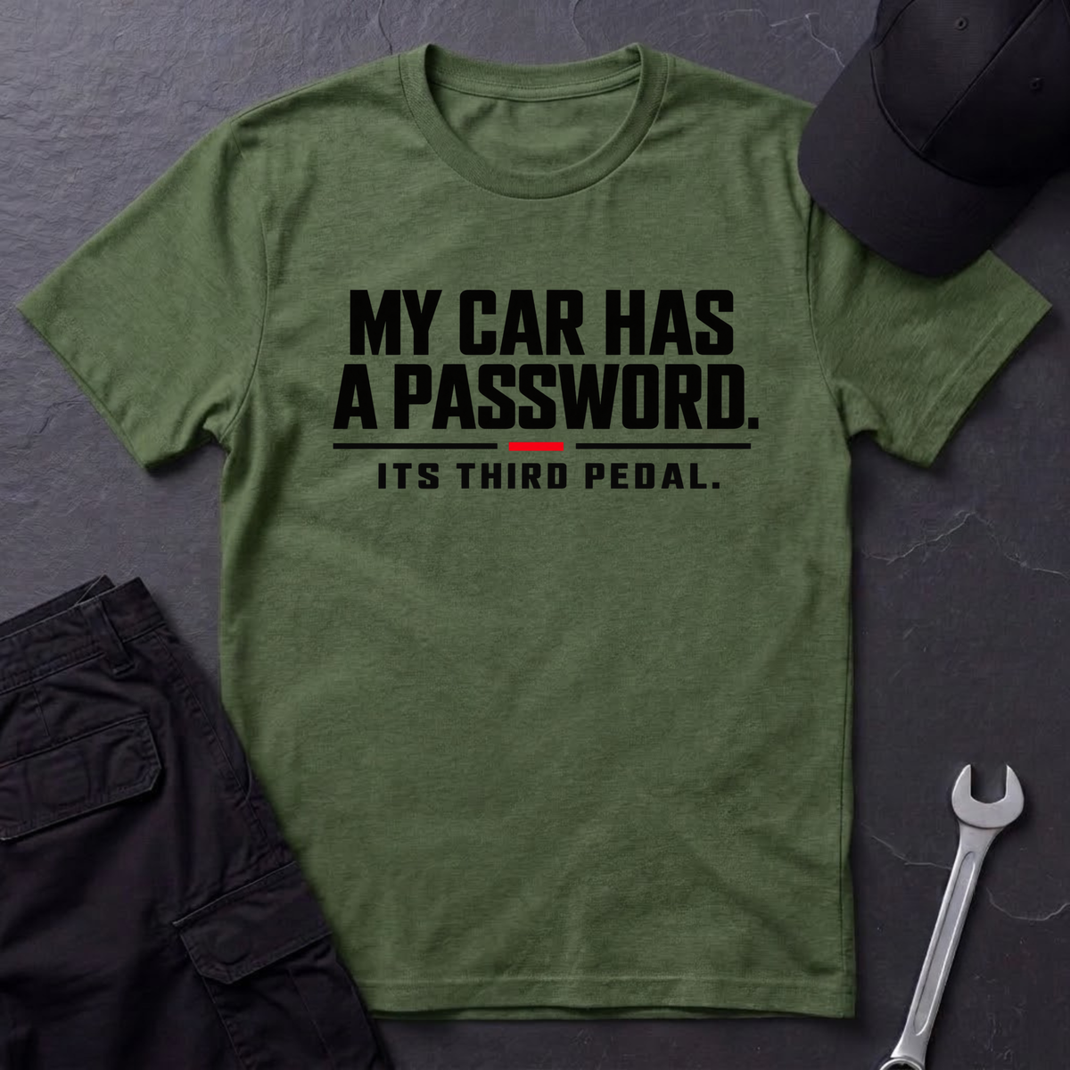 Car Has Password   T-Shirt