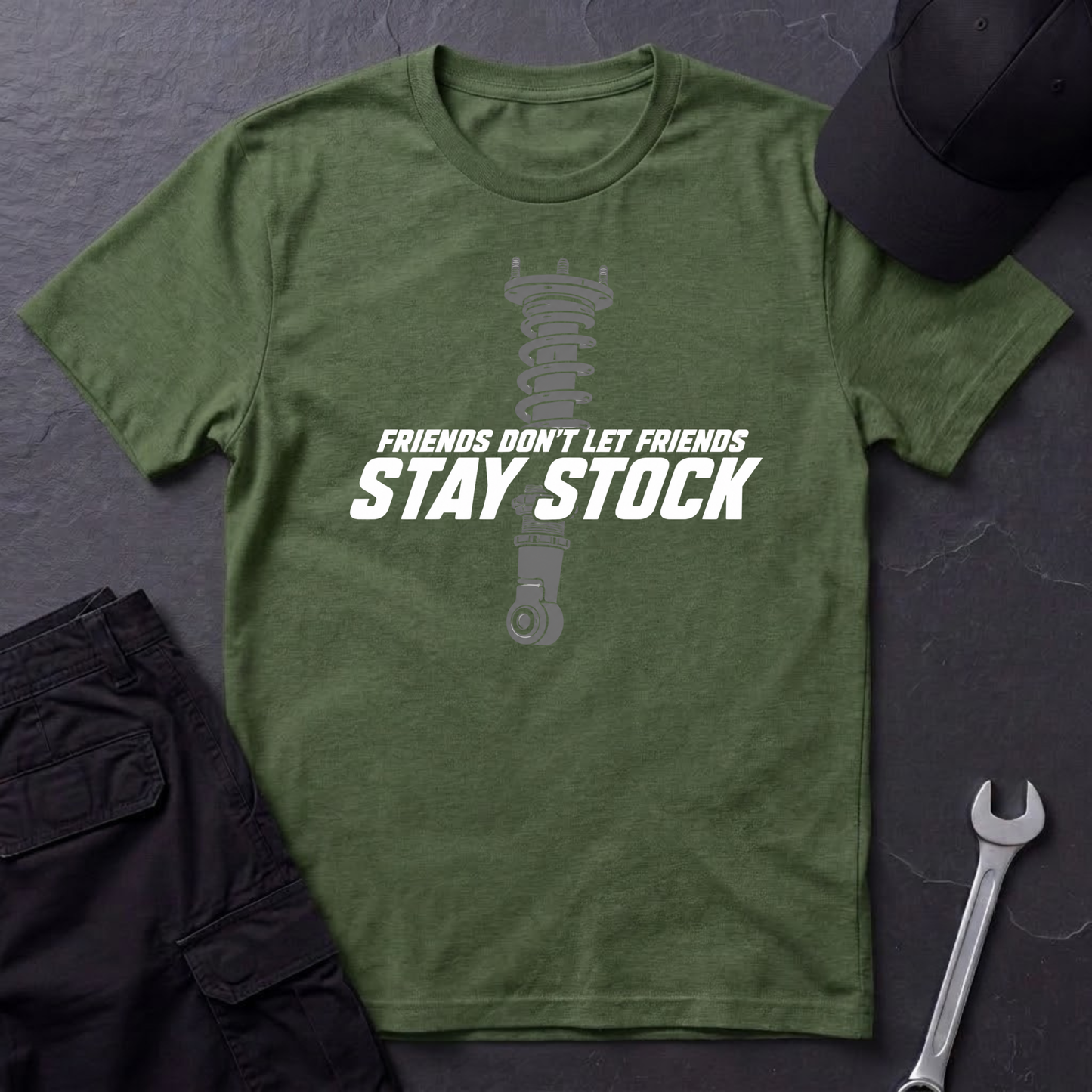Friends Don't Stay Stock   T-Shirt