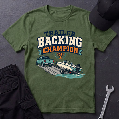 Trailer Backing Champ  T-Shirt