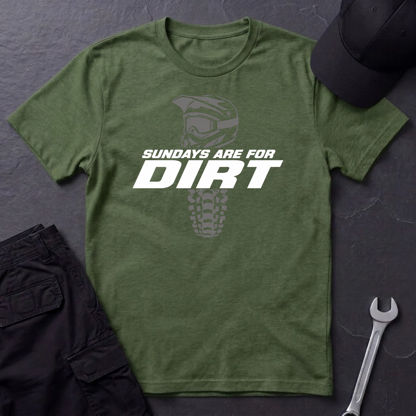Sundays Are For Dirt   T-Shirt