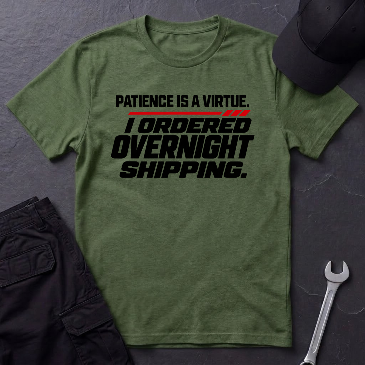 Patience Is A Virtue.  T-Shirt