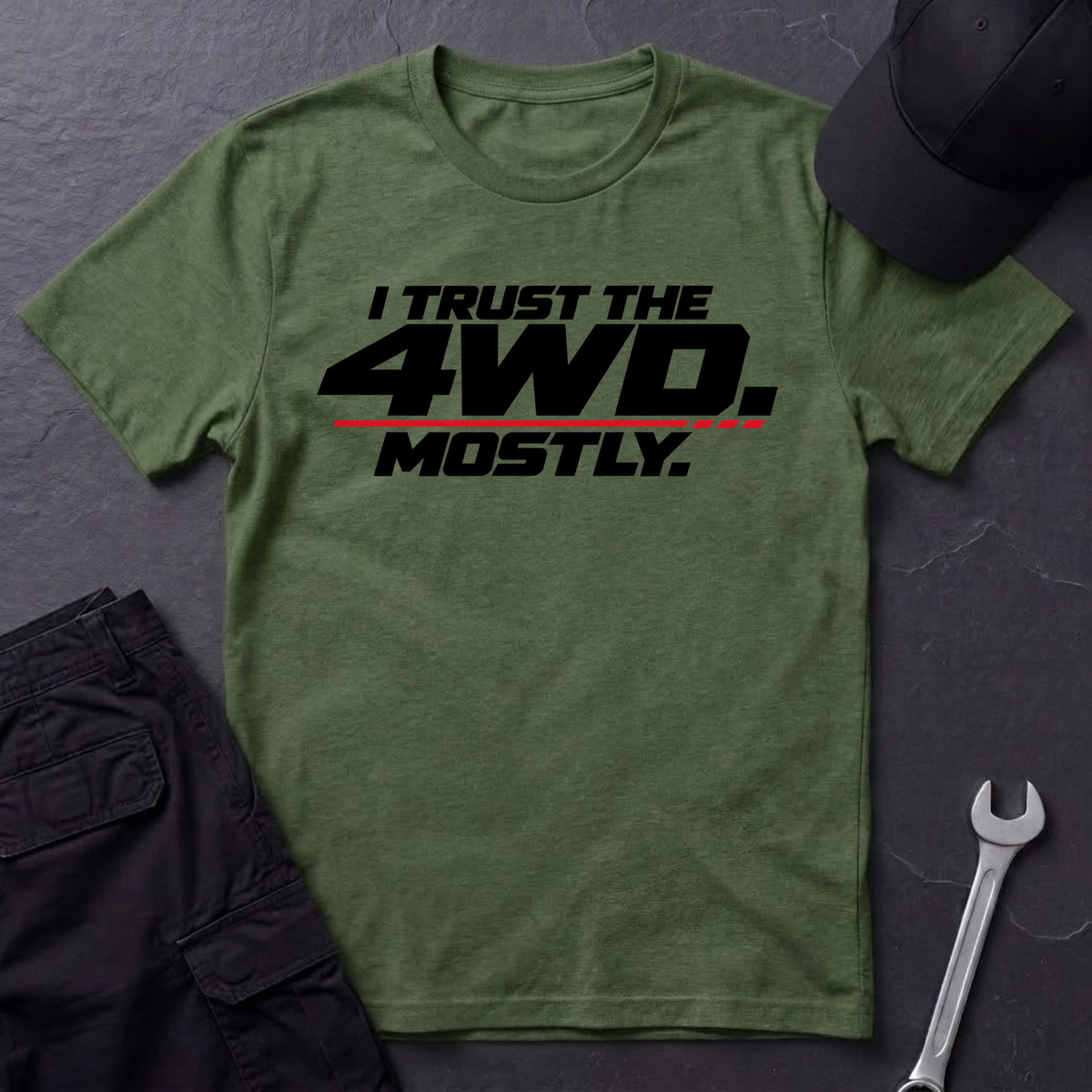 I Trust The 4WD.  T-Shirt