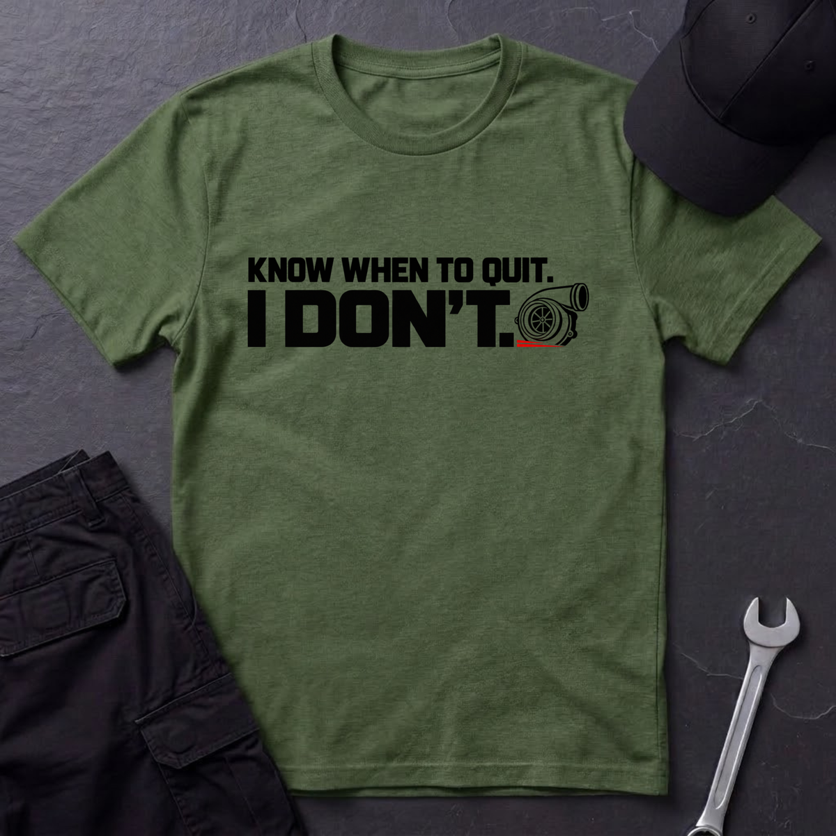 Know When To Quit  T-Shirt