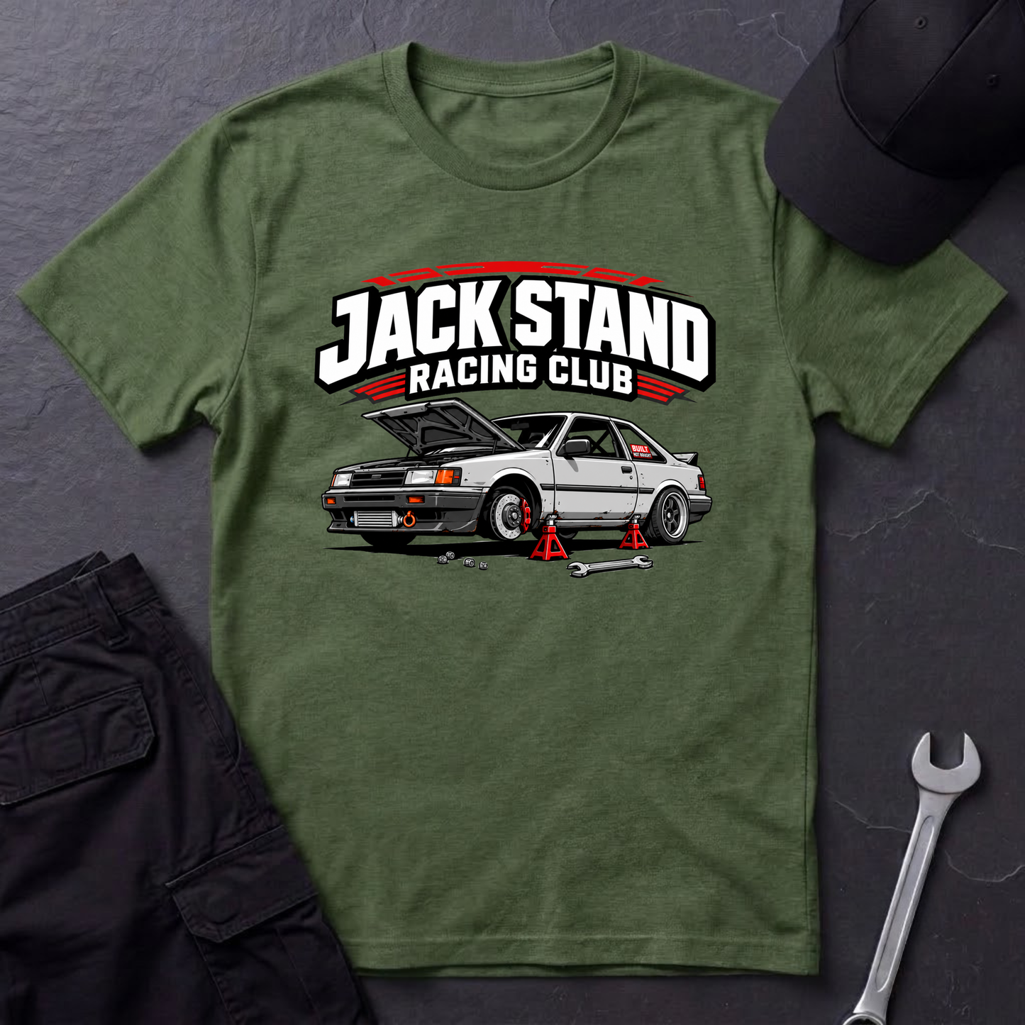 Jack Stand Racing Club  T-Shirt