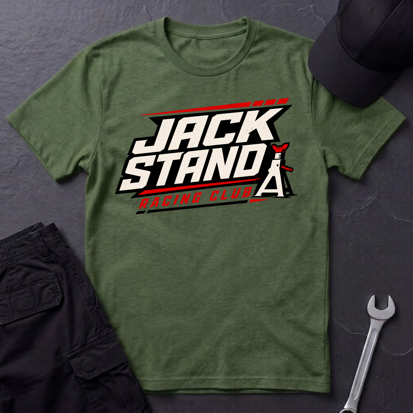 Jack Stand Race Club  T-Shirt