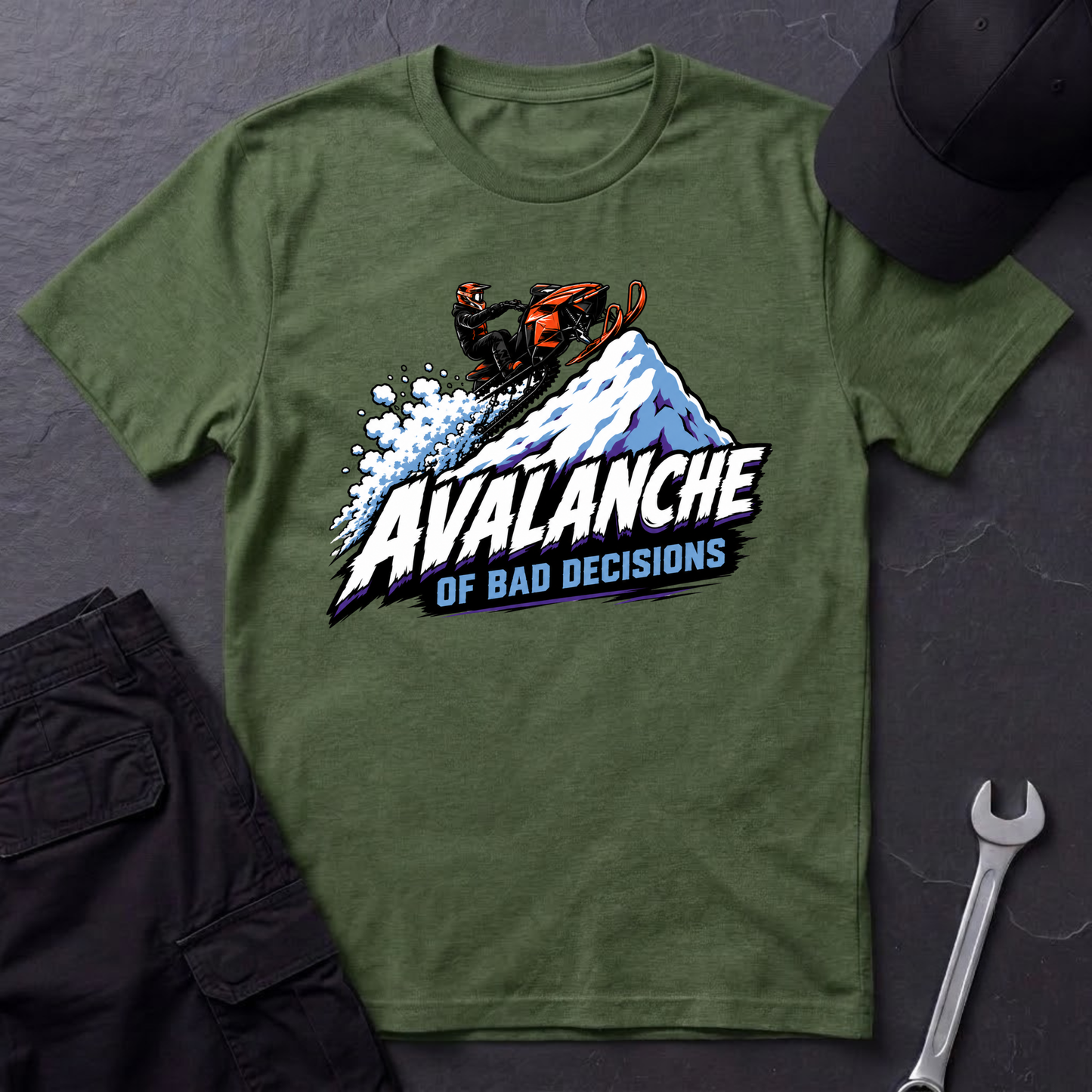 Avalanche Of Bad Decisions  T-Shirt