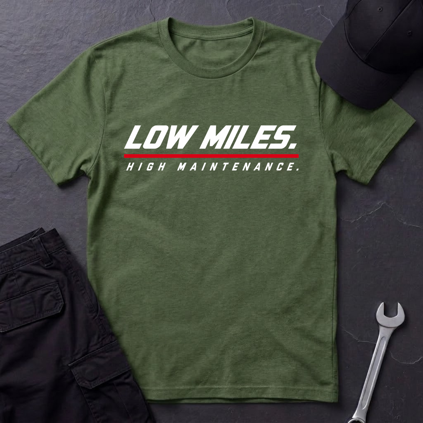 Low Miles.   T-Shirt