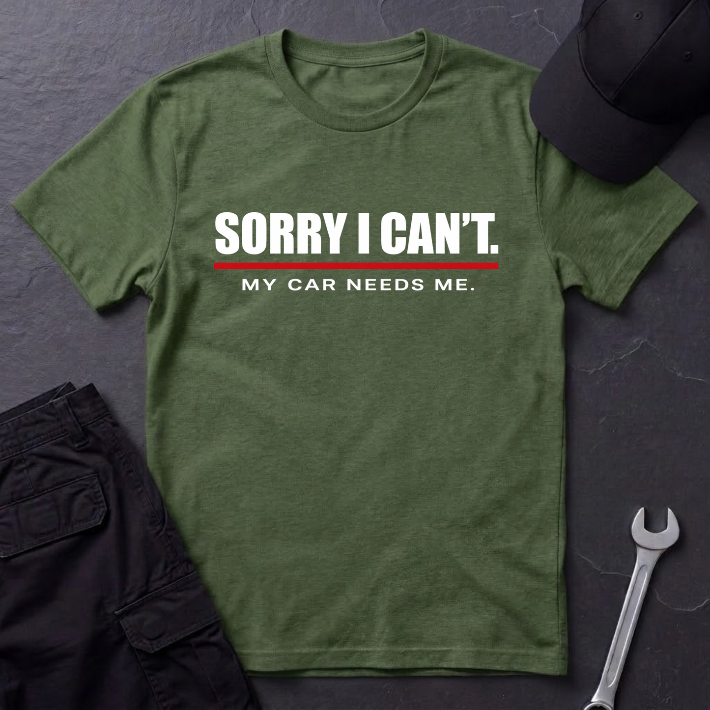My Car Needs Me.   T-Shirt