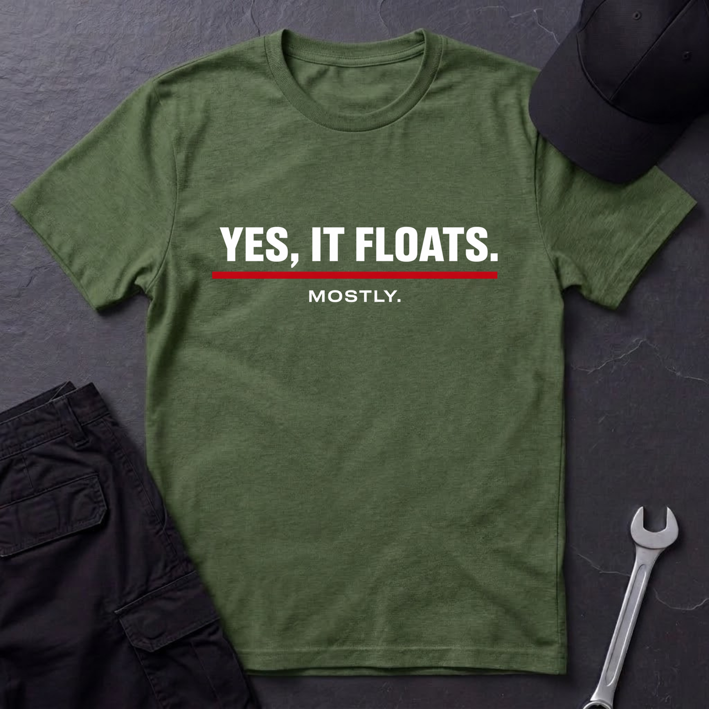 Yes, It Floats.   T-Shirt