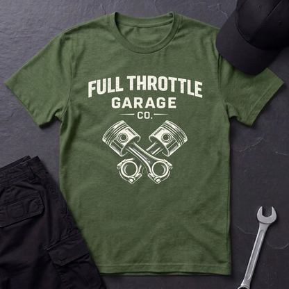 Full Throttle Garage  T-Shirt