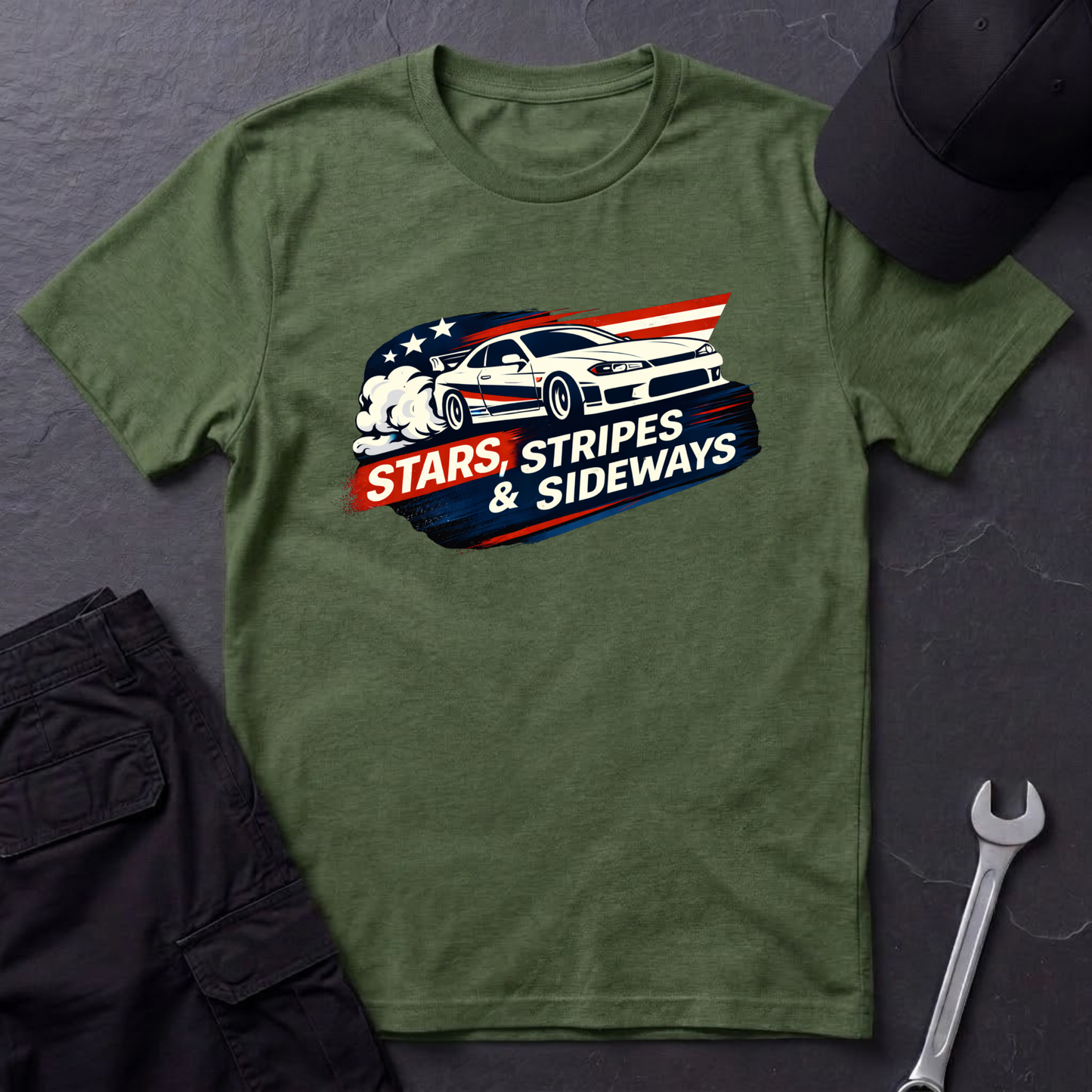 Stars,Stripes, And Sideways  T-Shirt