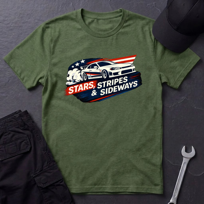 Stars,Stripes, And Sideways  T-Shirt