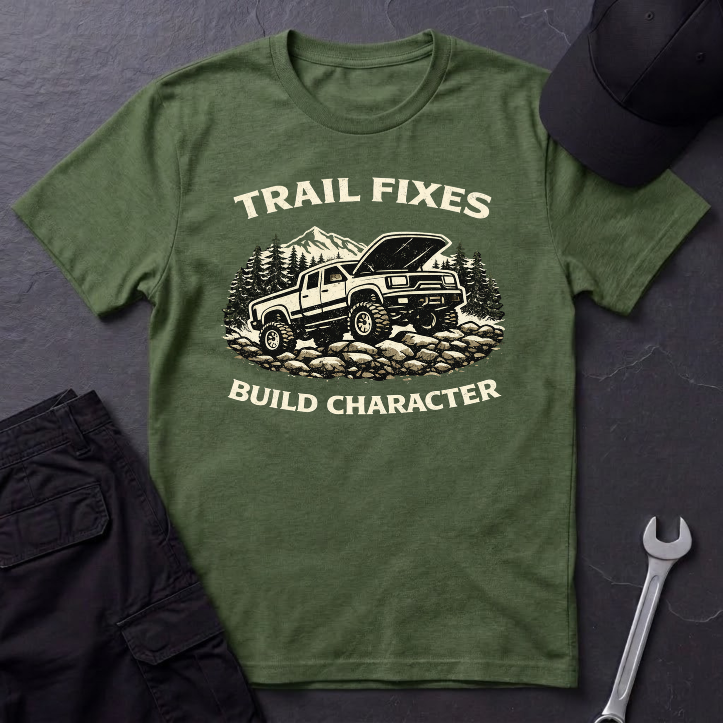 Trail Fixes Build Character  T-Shirt