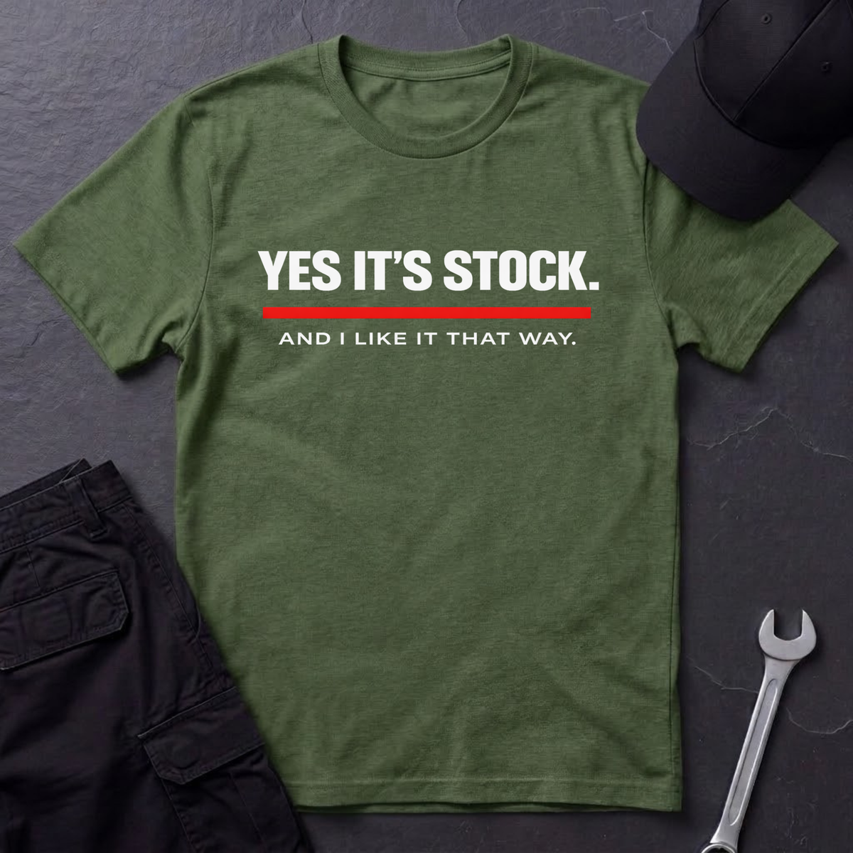 Yes It's Stock  T-Shirt