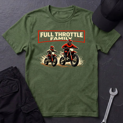Full Throttle Family Dirtbikes T-Shirt