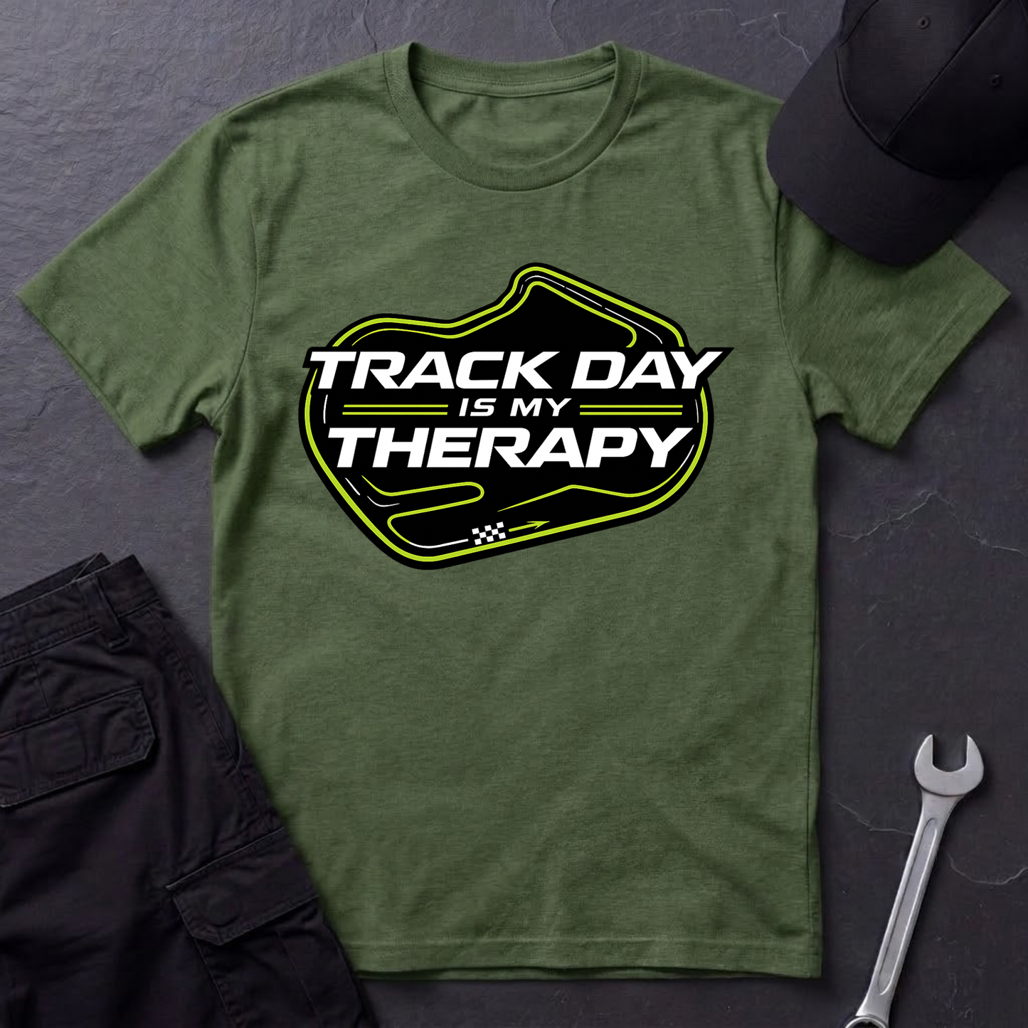 Track Day Therapy  T-Shirt