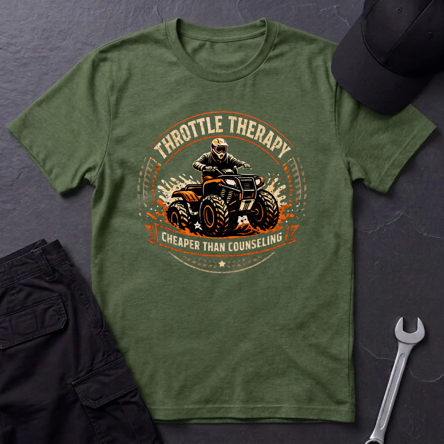 Throttle Therapy Quad  T-Shirt