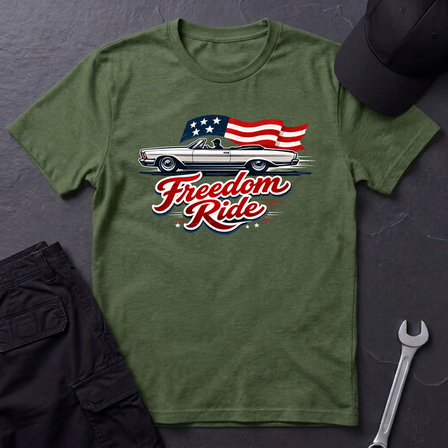 Freedom Ride Flag T-Shirt