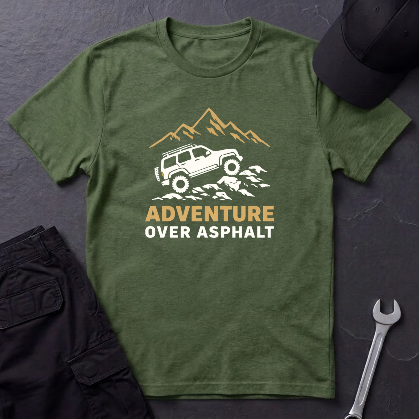 Adventure Over Asphalt T-Shirt