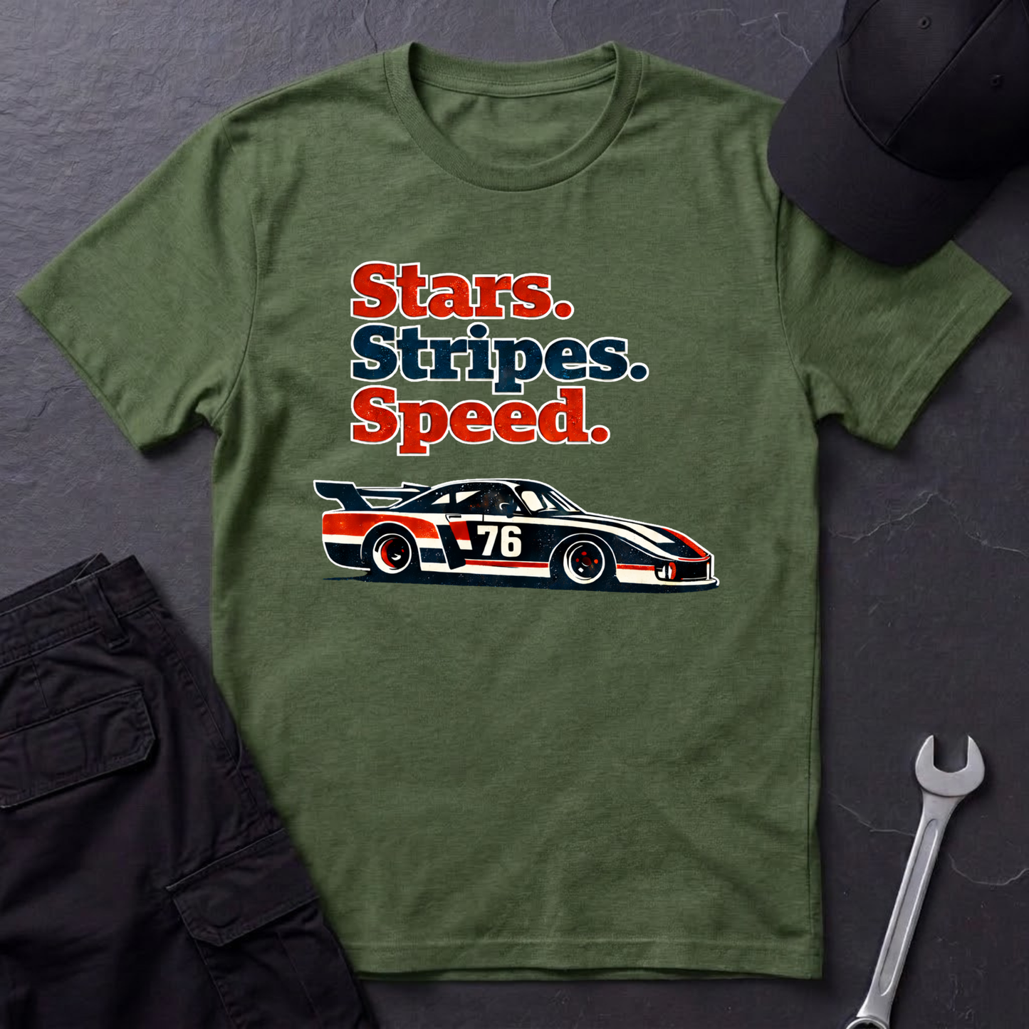 Stars. Stripes. Speed. T-Shirt