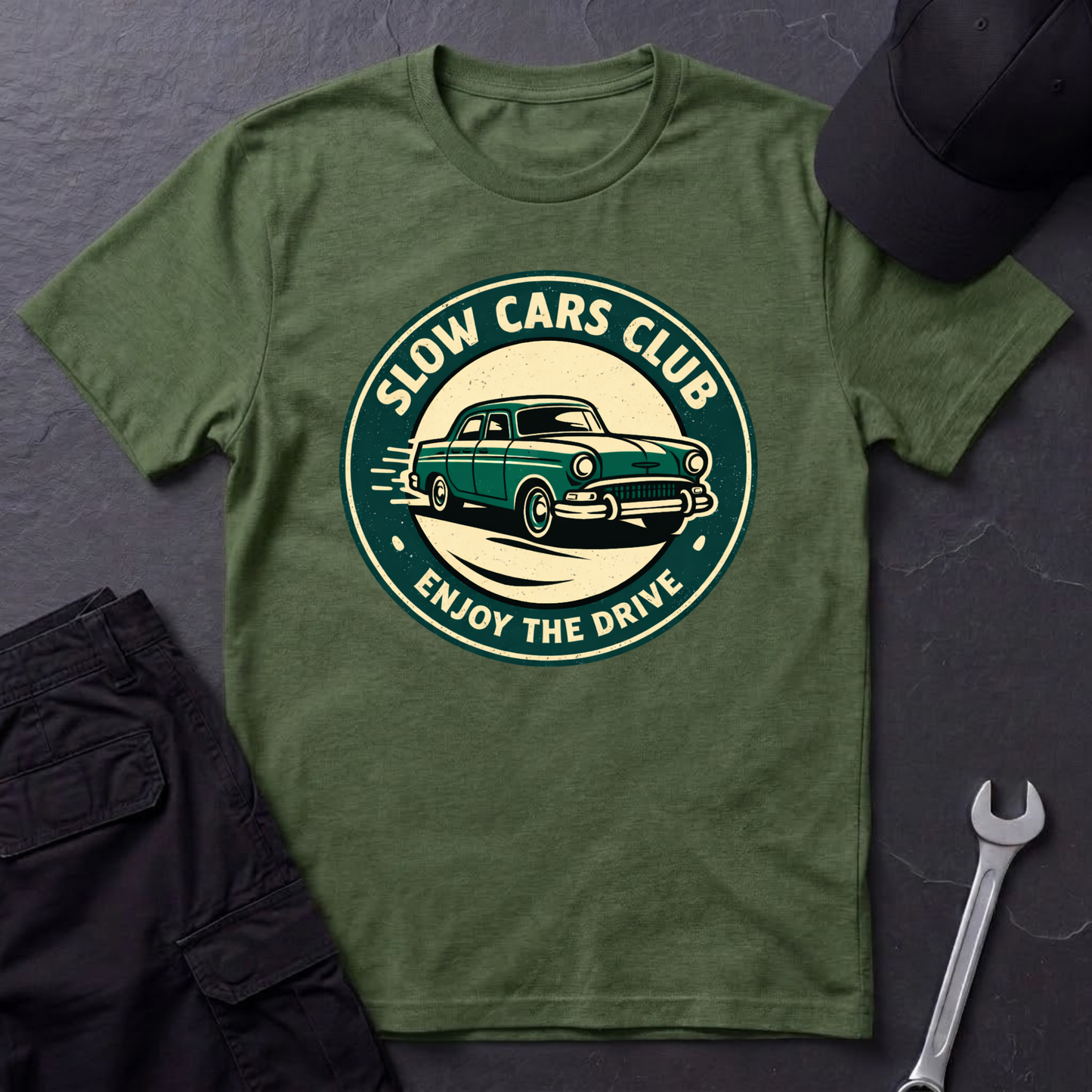 Slow Cars Club  T-Shirt