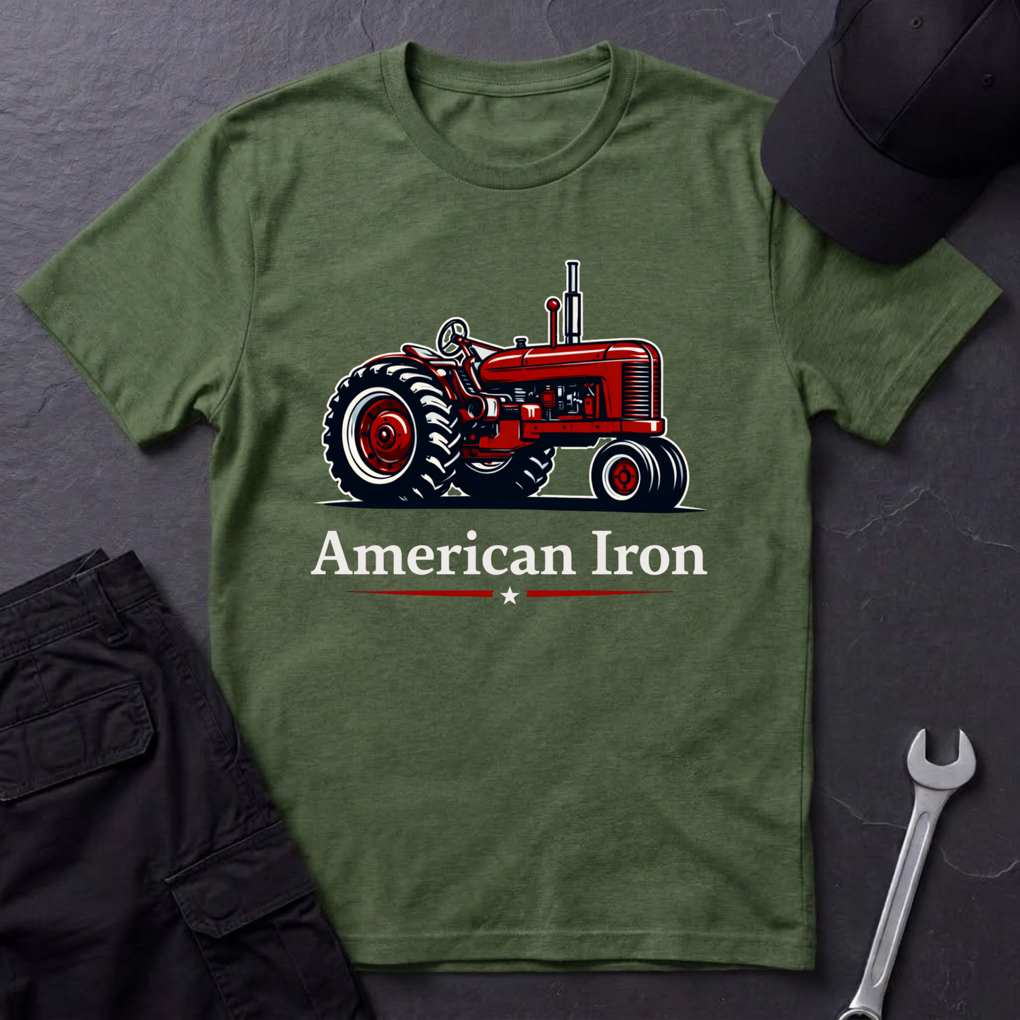 American Iron Tractor T-Shirt