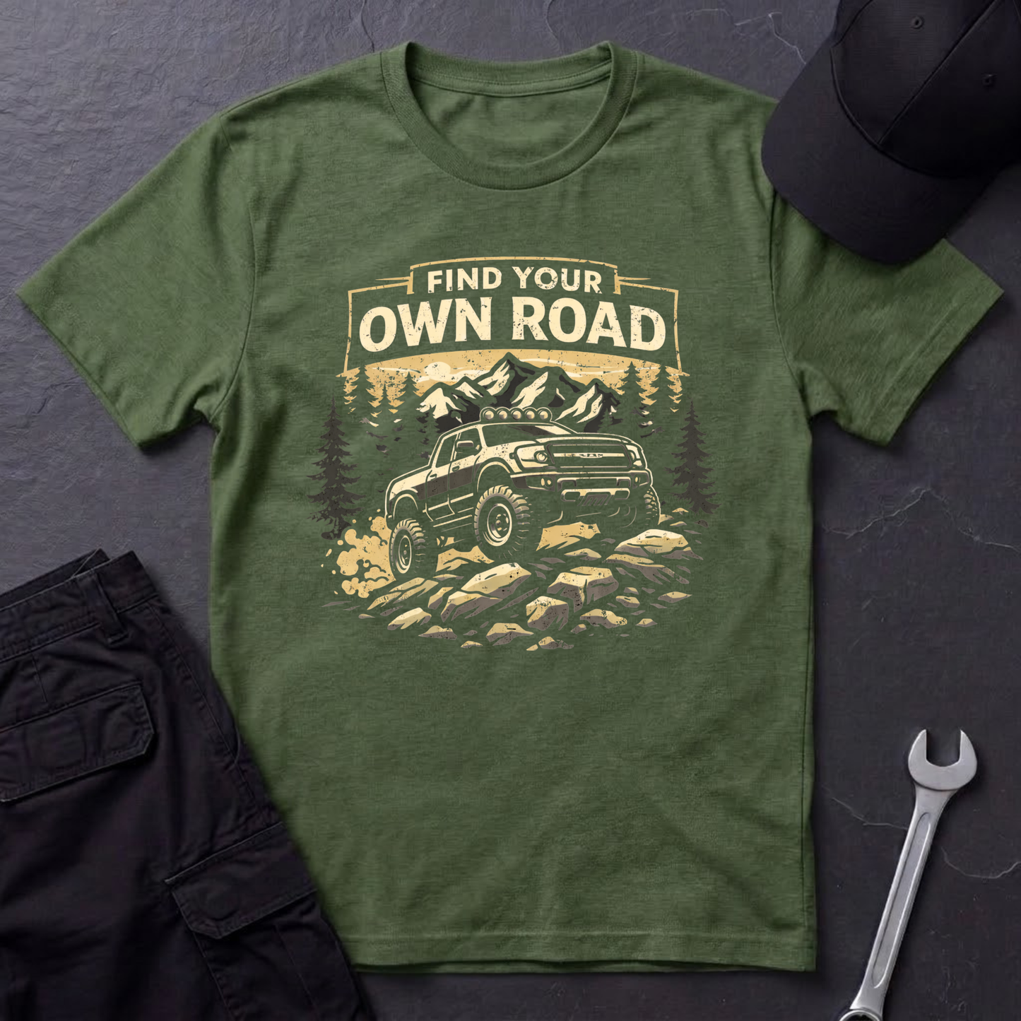 Find Your Own Road Truck T-Shirt