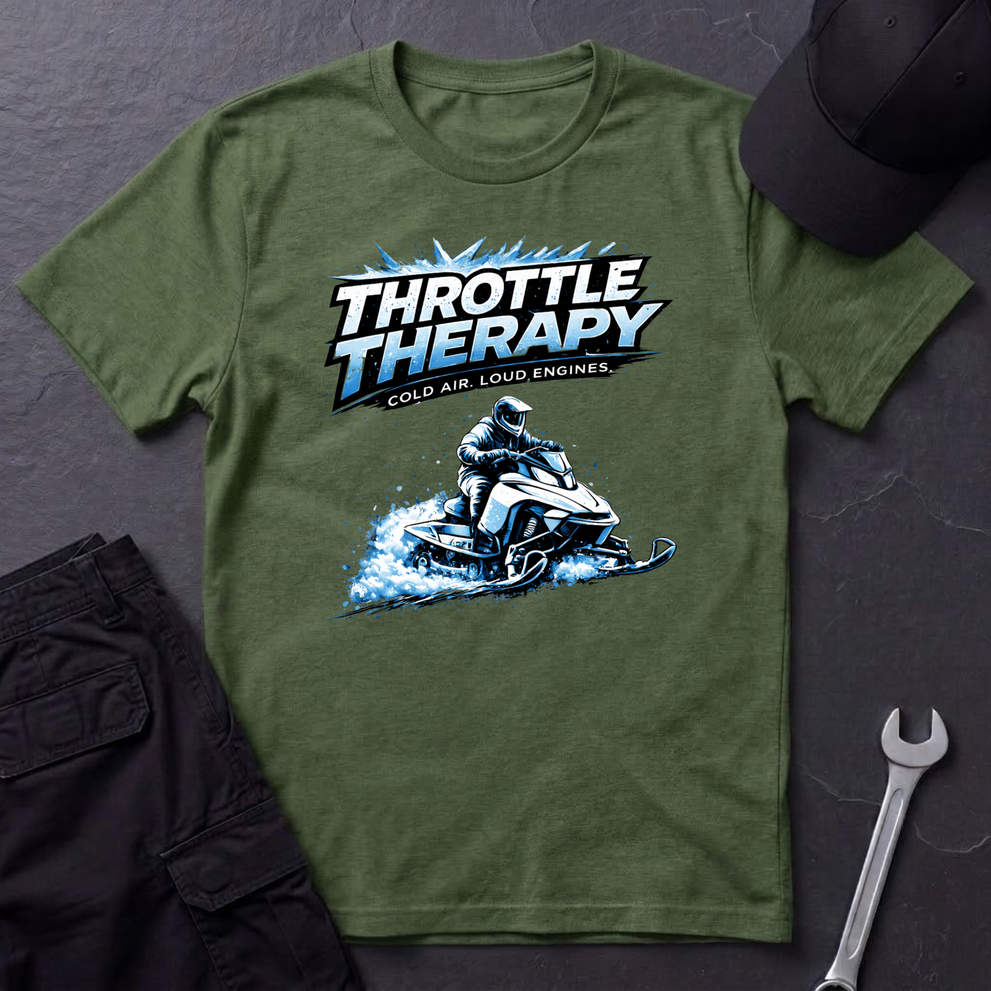 Throttle Therapy Snowmobile  T-Shirt
