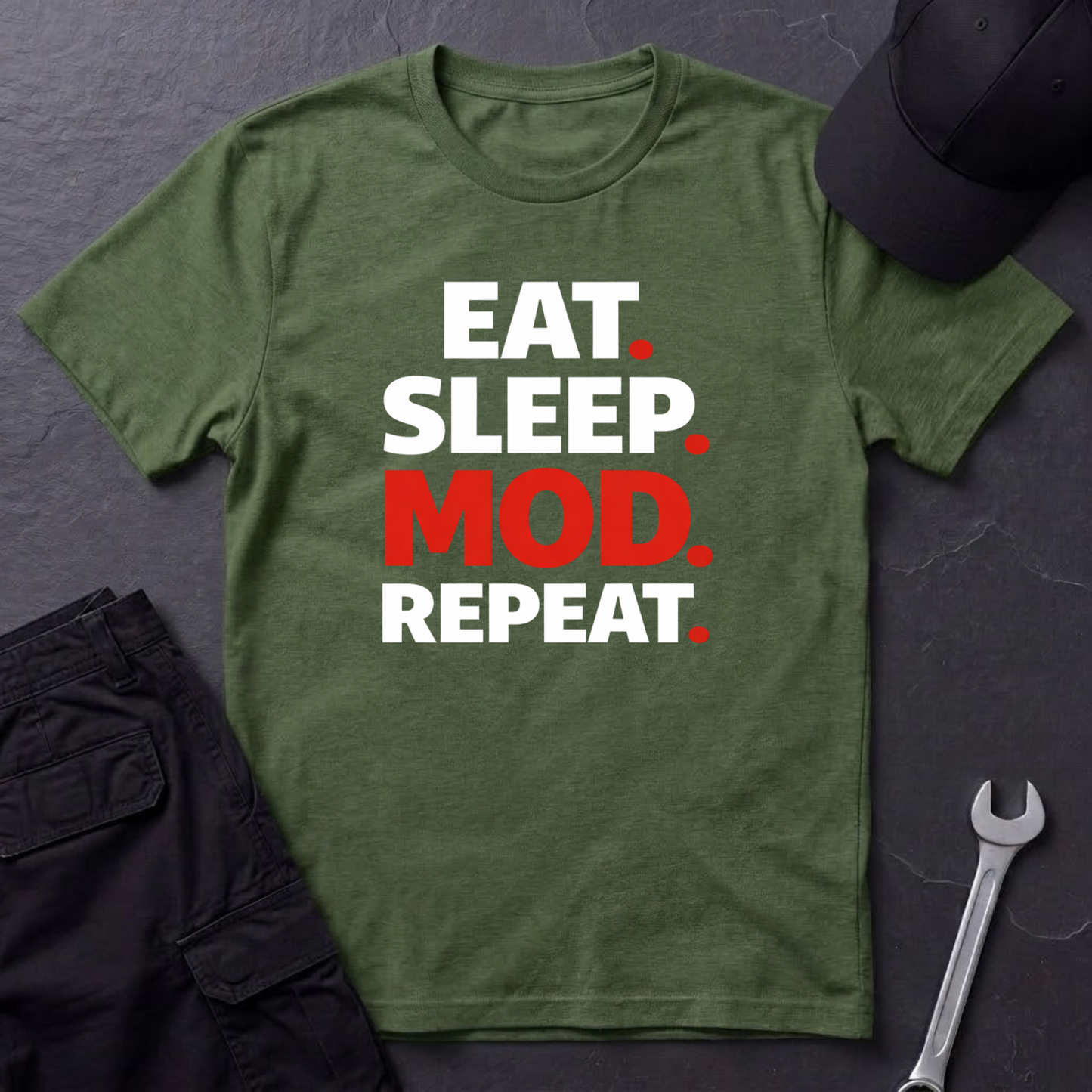 Eat. Sleep. Mod. Repeat. T-Shirt