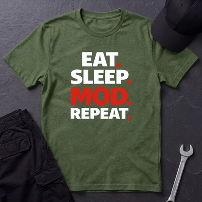 Eat. Sleep. Mod. Repeat. T-Shirt
