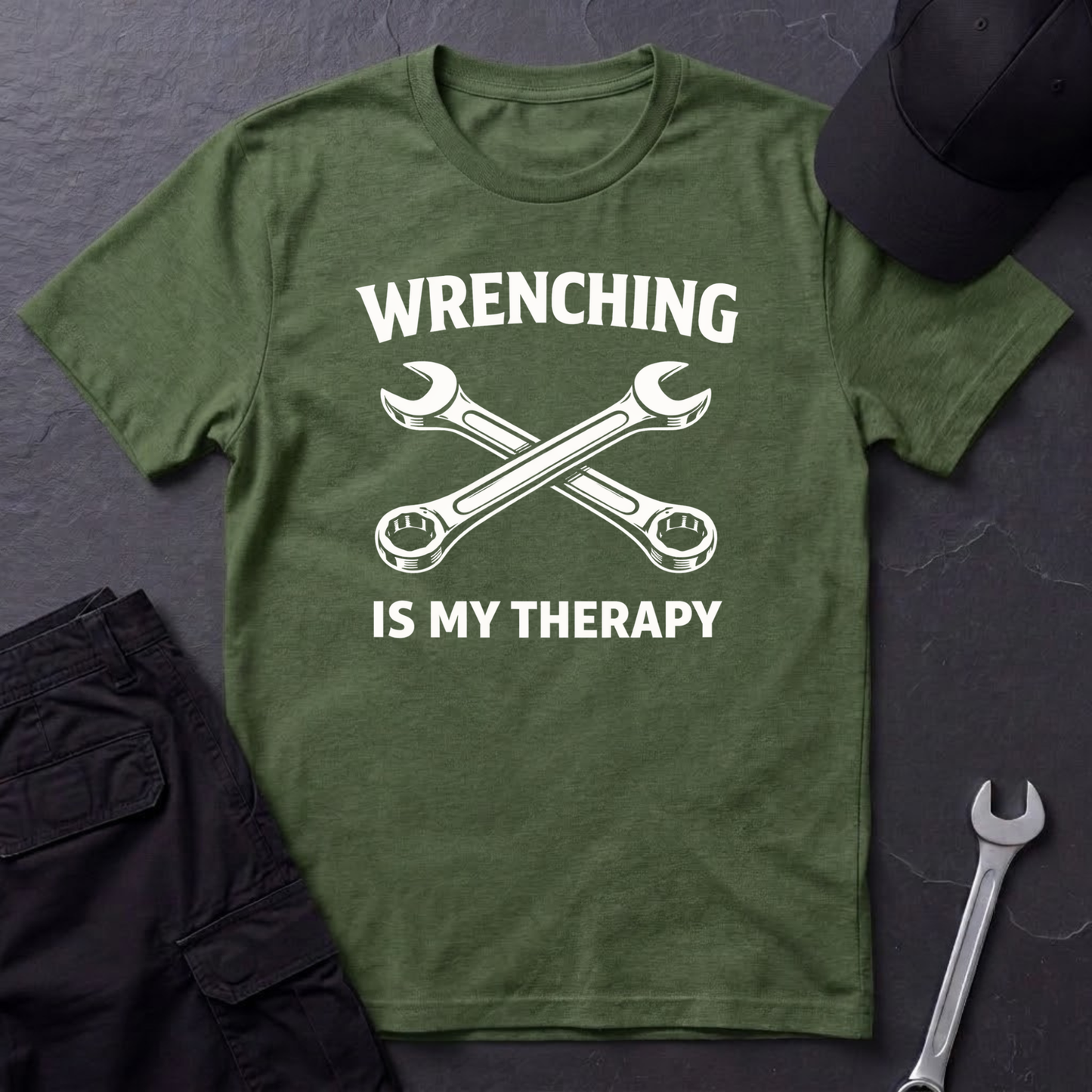 Wrenching Is My Therapy  T-Shirt