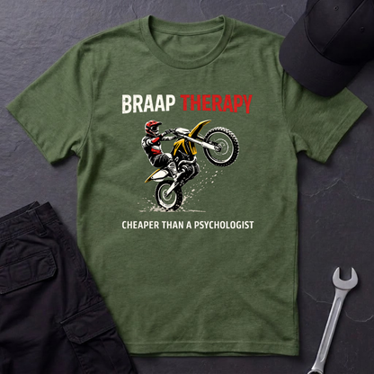 Braap Therapy Dirtbike T-Shirt
