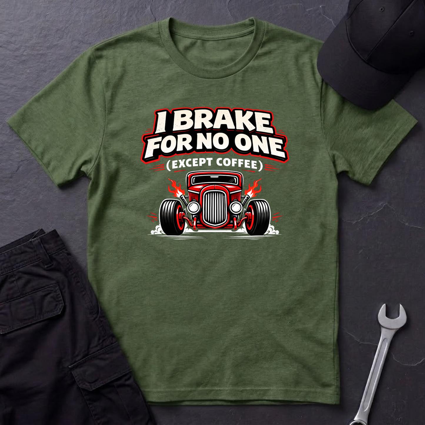 I Brake For No One Except Coffee  T-Shirt