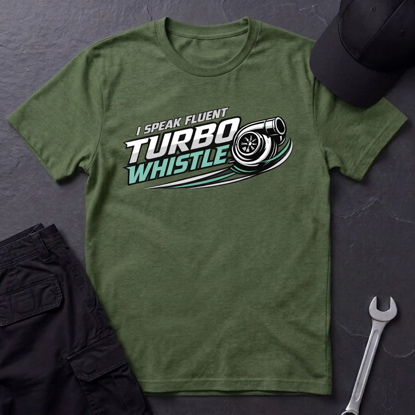 Speak Fluent Turbo Whistle  T-Shirt