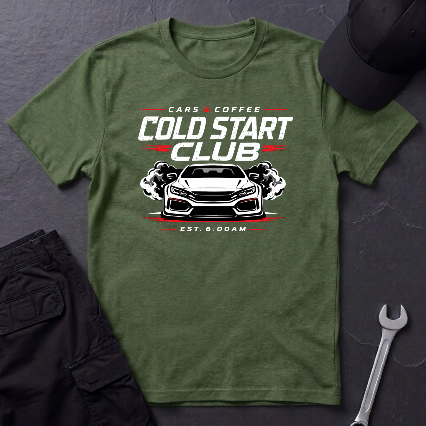 Cold Start Club Est 9:00AM T-Shirt