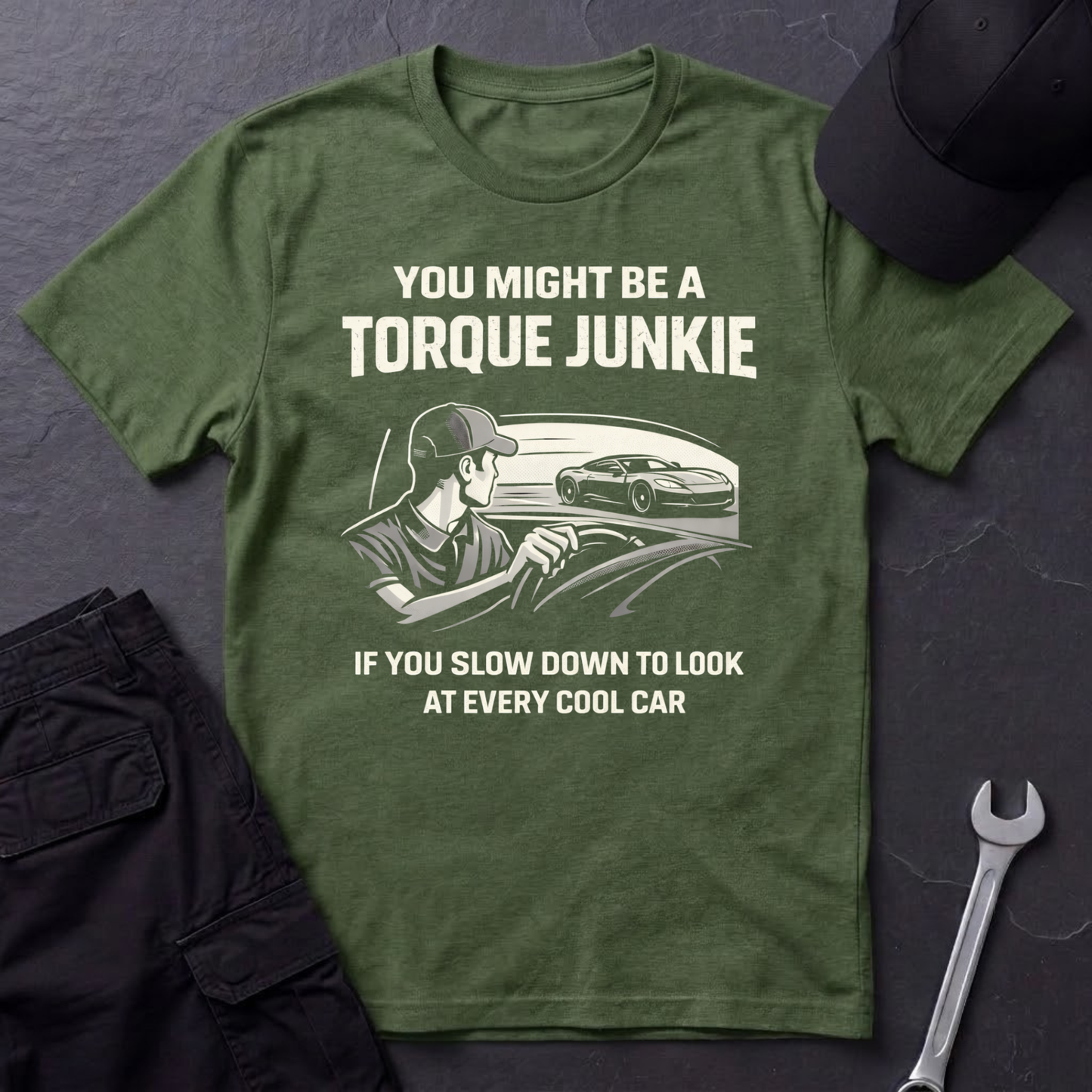 Slow Down To Look At Cars  T-Shirt