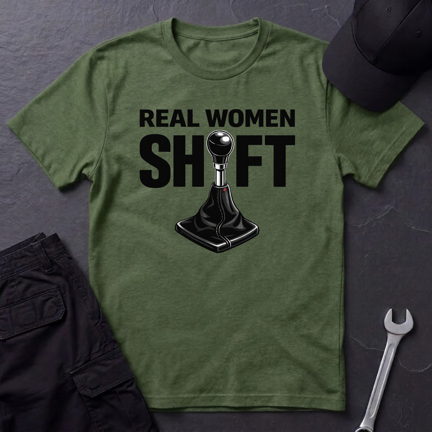 Real Women Shift black  T-Shirt